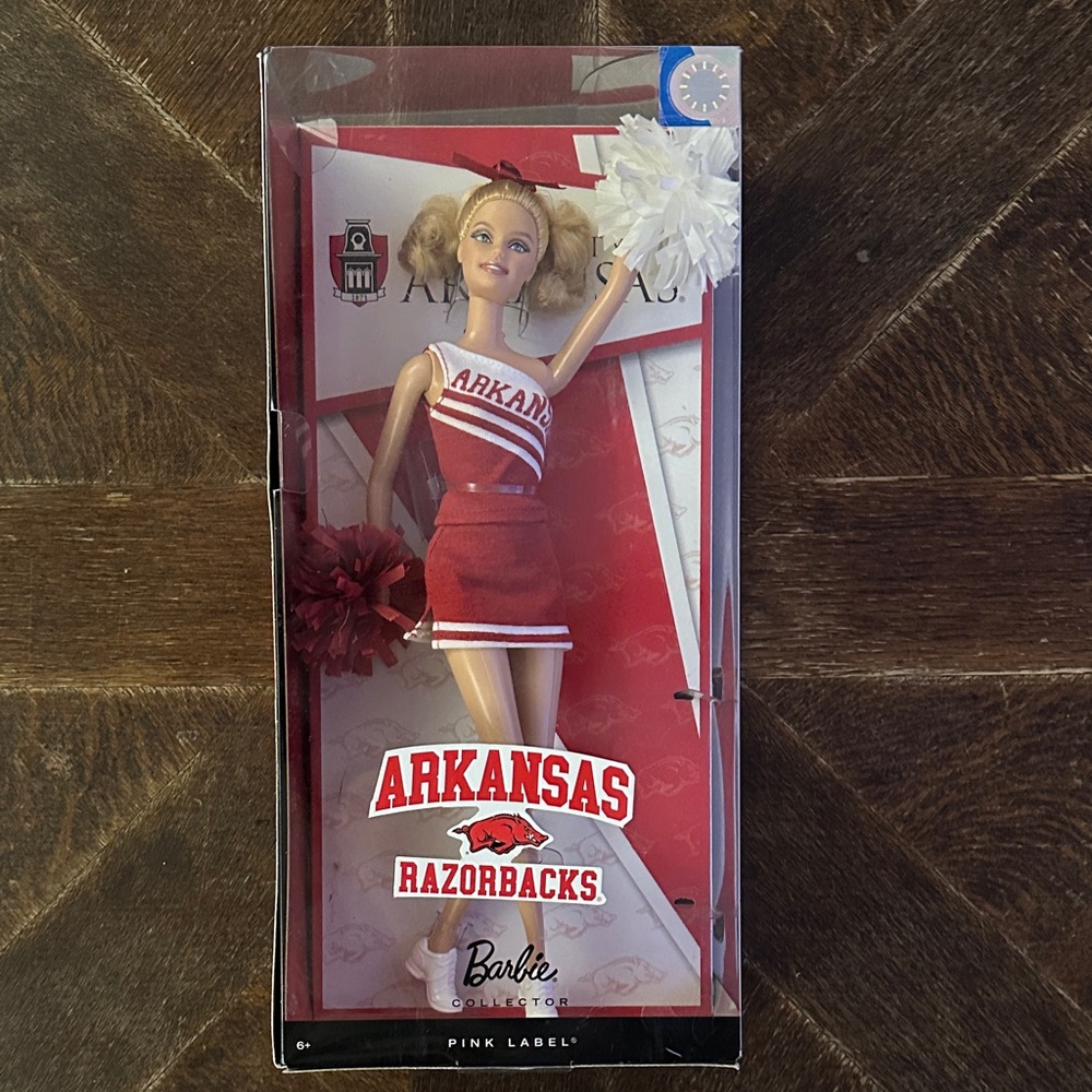 2011 Arkansas Razorback, Barbie brand new in box